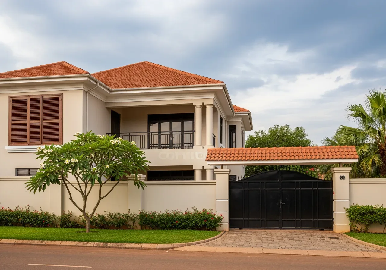 house in Munyonyo: 4-bed lakeside home, Munyonyo