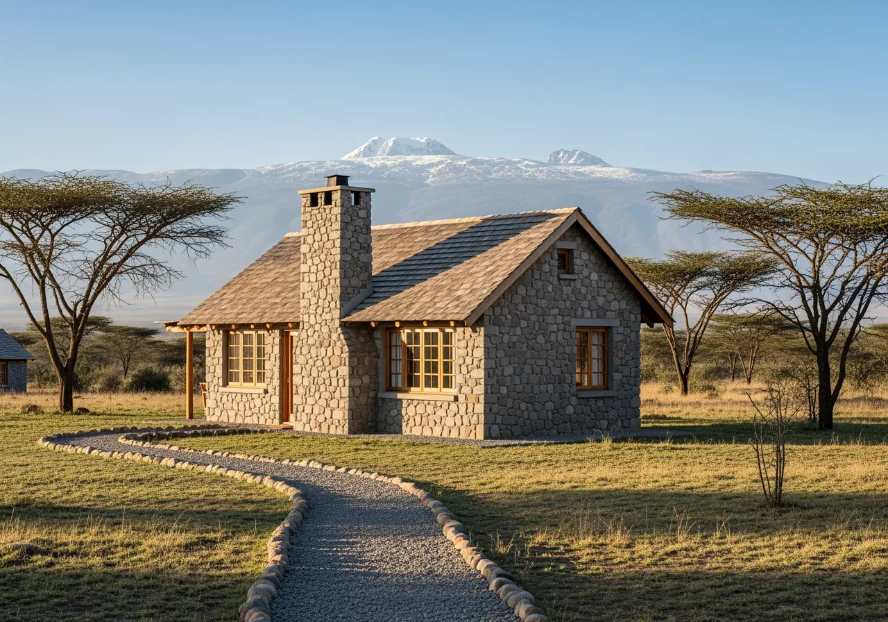 cottage in Nyakasanga: 2-bed cottage with Rwenzori views, Kasese