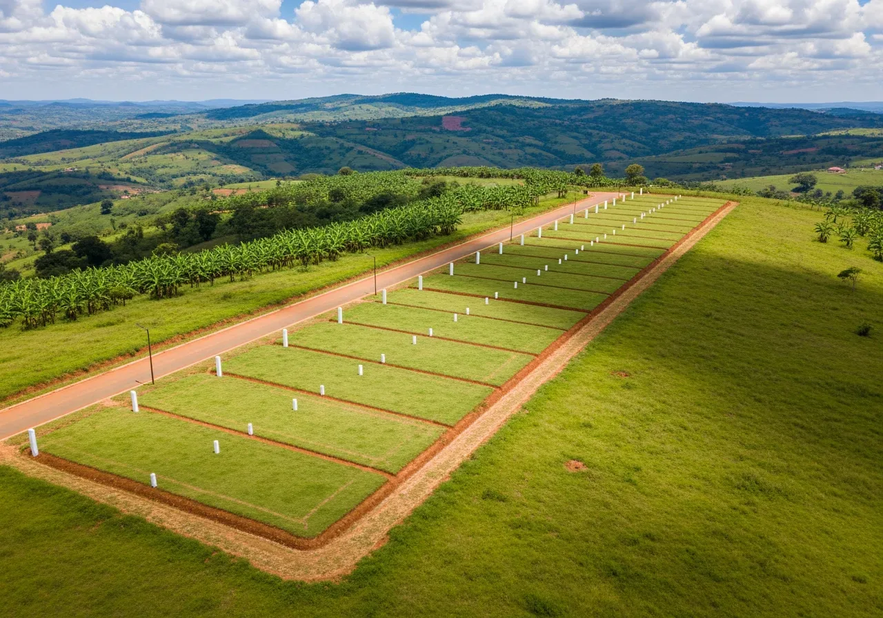 development plots in Kakoba: Hilltop plots, Mbarara
